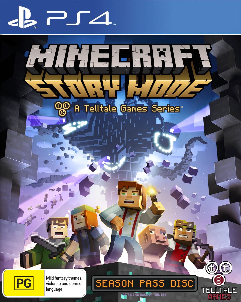 Telltale Games Minecraft Story Mode Refurbished PS4 Playstation 4 Game